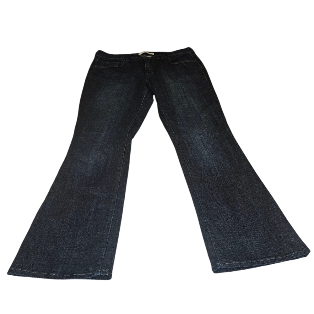 Levi's 515 Bootcut Size 10 Dark Blue 100% Cotton Execellent Condition